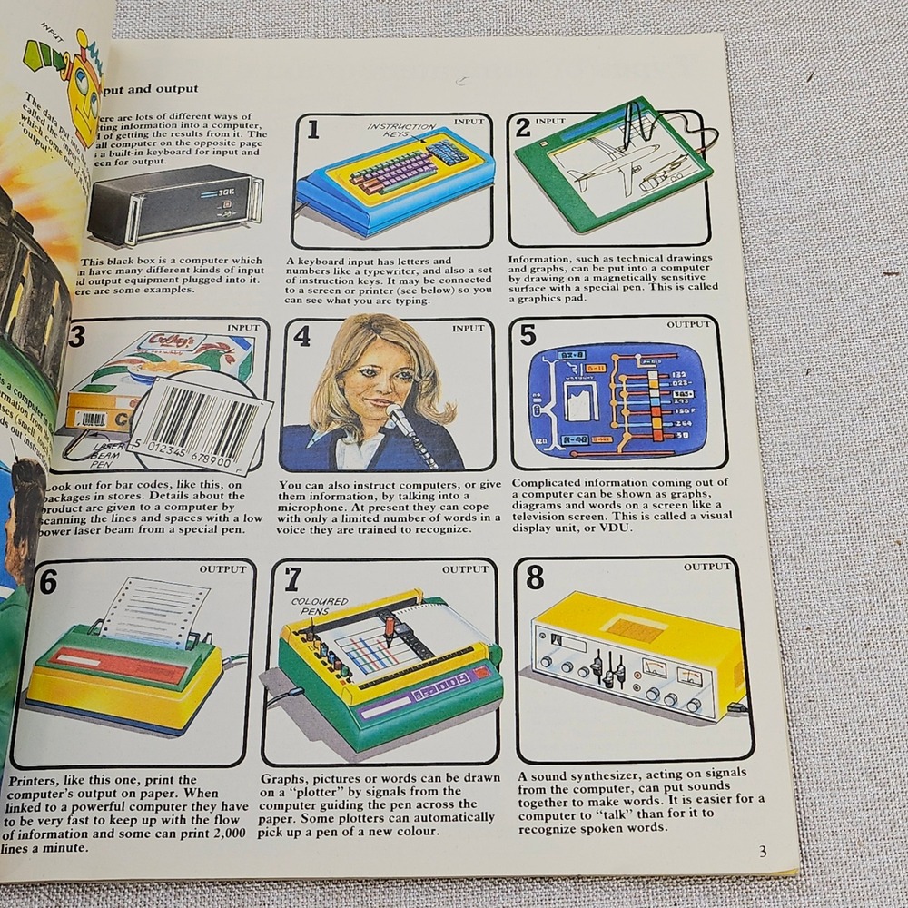 Usborne Guide To Computers Book 1983 Simple Introduction For Beginners Paperback - Picture 6 of 16